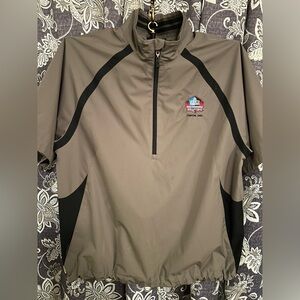 NFL HALL OF FAME - CUTTER & BUCK Half-Zip Pullover with Black Accents